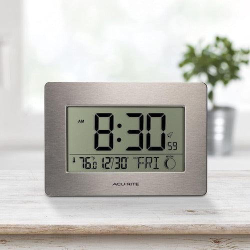 ~? Acurite Wireless Digital Wall / Tabletop Clock Con 4 Marc 2