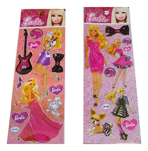 10 Planchas De Stickers  Barbie V Crespo 0