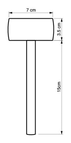 Combo 10 Martillos De Madera Para Torta Piñata 2