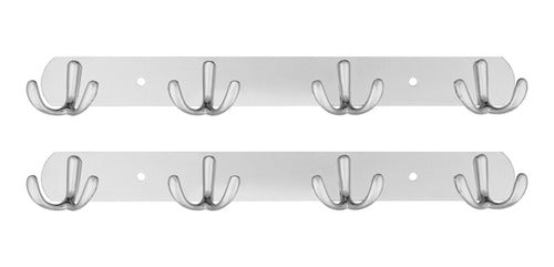 Okko Steel Coat Rack Set of 2 0