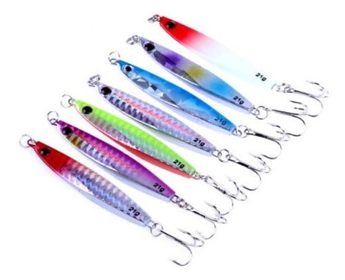 Fishing Pro 2pcs Laser Templates Sea Lures Fishing Iron 0