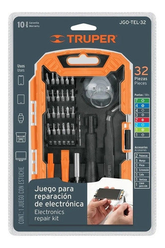 Set Destornilladores Reparación Celulares Profesional 32pz 1