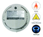 3-in-1 Natural Gas + Smoke + Carbon Monoxide Detector 220v And Battery Operated 1