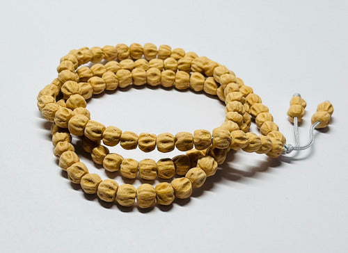 Natural Seed 108 Beads Japa Mala Necklace Promo 0
