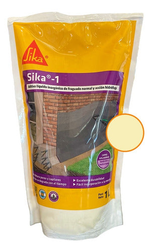 Sika 1 Hidrofugo Tipo Cerecita Revoque Carpeta Mortero 1kg 0