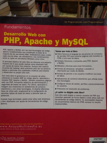 Fundamentos Desarrollo Web Con Php Apache Y Mysql 1