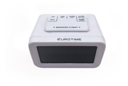 Eurotime Digital Alarm Clock Table Ref.33-726-01 0