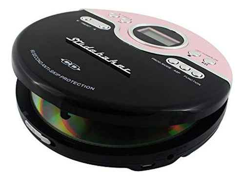 Studebaker Sb3703pb Joggable Personal Amfm Cd Player Rosaneg 3