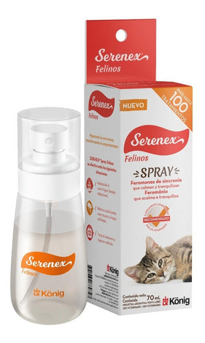 Konig Serenex Spray Felino 70ml Mod Ansiedad Feromonas 0