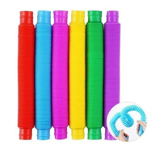 MEM-TEC Pop Tube Fidget Toy Sensory Souvenir X36 0