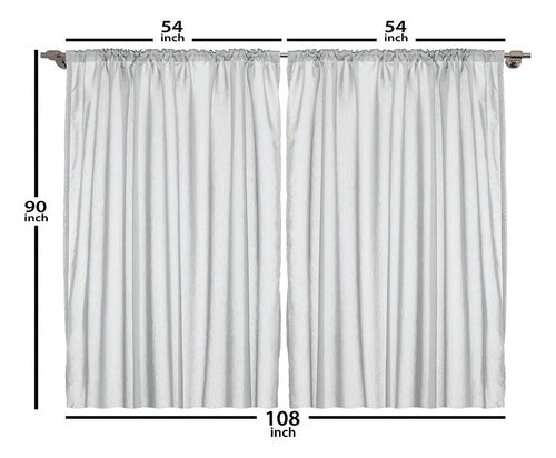 Ambesonne Bamboo Print Curtains, Tree Image 1