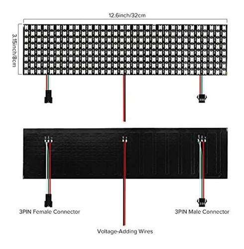 Btf-Lighting Ws2812b Rgb 5050SMD Digital Direccionable Indiv 2