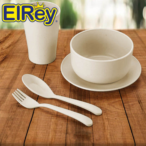 By El Rey Eco-Friendly School Snack Set - Bowl Cup 2