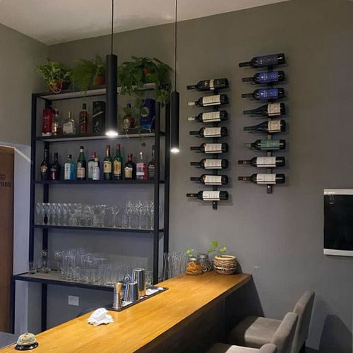 Wine Cellar Wine Display Shelf for 10 Bottles. Pack of 2 3