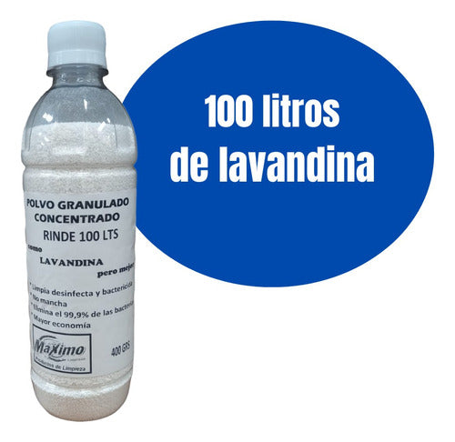 Horizonte Polvo Para Hacer 100 Litros De Lavandina - 400 Grs 2