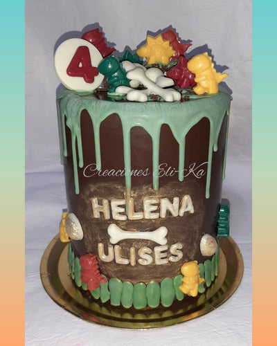 Creaciones Eli-Ka Drip Cake Torta Piñata 2