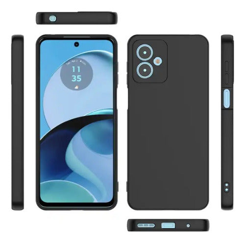 Silicone Case with Soft Interior for Motorola G14 2