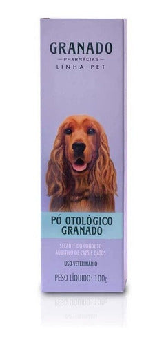 Pó Otológico Granado Pet Cães E Gatos 100g 1