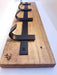 Industrial Style Iron Coat Rack 60cm 4 Hooks 2