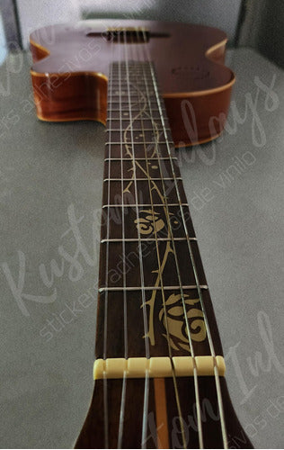 Kustom-Inlays Inlay Adhesivo Rayos Guitarra-Bajo 2