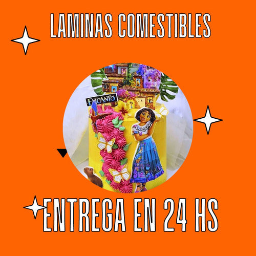 Lamina Comestible Fototorta Personalizada Encanto 0