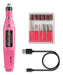 KQIWXLN Nail Art Set - Portable USB Lamp and Tools 1