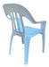 Reinforced Plastic Chair 125kg Stackable Ideal for Garden x 2 Units 3