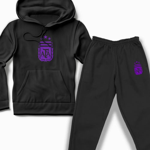 Kids' Argentina National Team Hoodie and Joggers Set 6