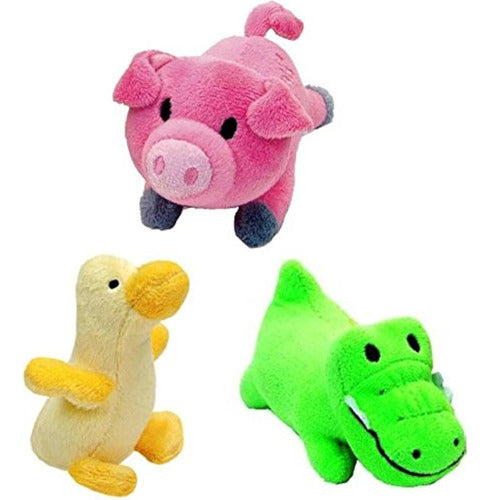 Li'l Pals Interactive Plush Small Size Squeaker Toy Paquete 0