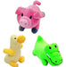 Li'l Pals Interactive Plush Small Size Squeaker Toy Paquete 0