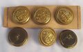 Botones De Bronce Militar Naval Ancla Armada Varias Medidas. 0