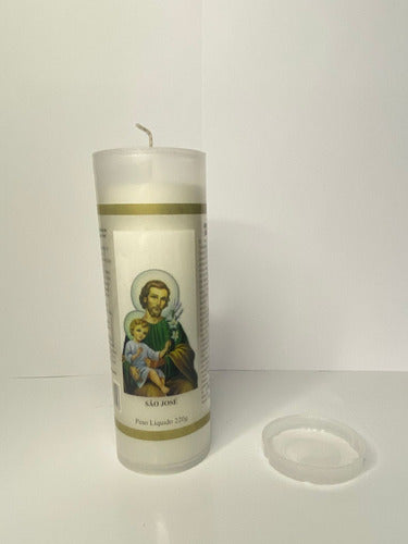 10 Velas Votivas De 7 Dias Santo São José 220g 1