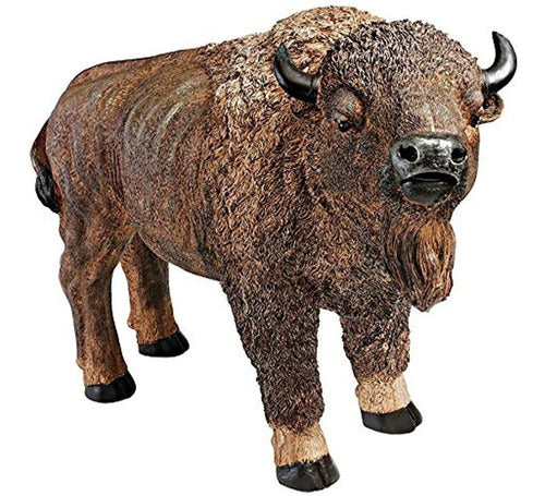 Design Toscano EU534482 American Buffalo Statue, Multicolor 0