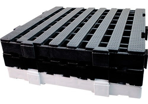 25 Palete/pallets/pisos E Estrados Plastico 40x40x4,5 Branco 1