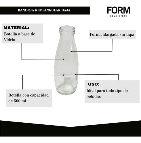 Botella De Vidrio (pack X 20) 2