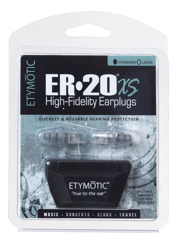 Etymotic ER20XS Standard Frost Earplug Hearing Protectors 0