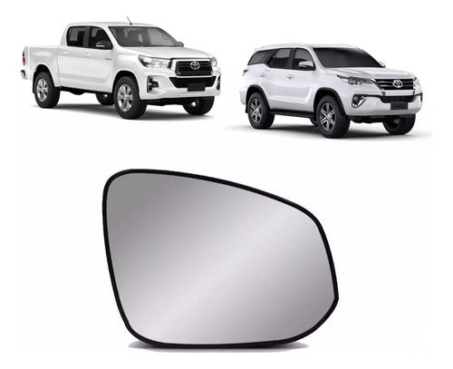 Lente Base Vidro Retrovisor Hilux 2016 2017 2018 Original Le 1