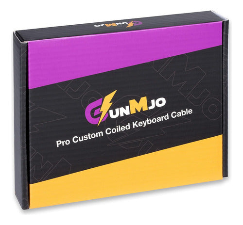 GunMjo Customizable USB-C Gaming Cable, 1.5m, Classic Black 4