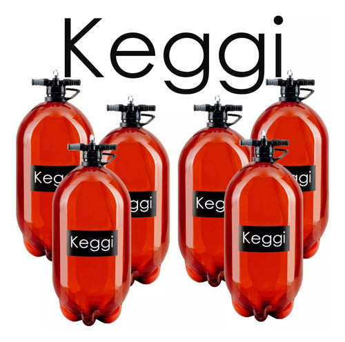 Keggi Barril Pet Keggi 10 Litros X 6 Unidades Oferta 0