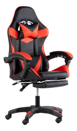 Kingshouse Ergonomic Gaming Chair 360 Degree Tilt in Red 0