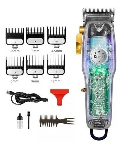 Combo Kemei 2706 + Professional Kemei Hair Trimmer 3