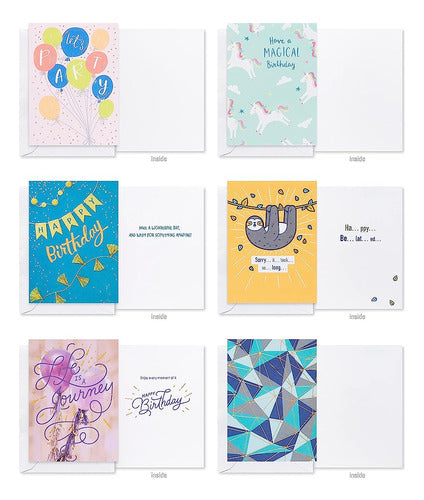 American Greetings Deluxe Birthday Card Assortment, Brillant 3