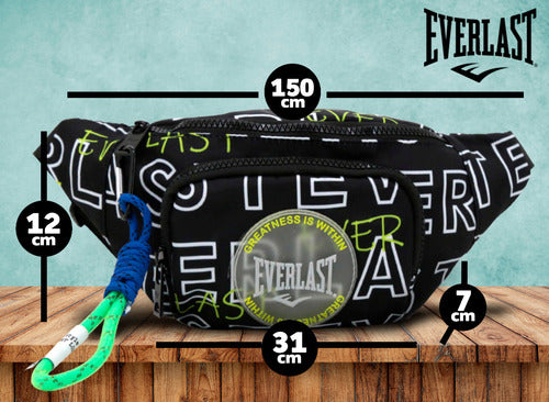 Everlast Waist Pack Unisex Running Urban with Gift Keychain 1