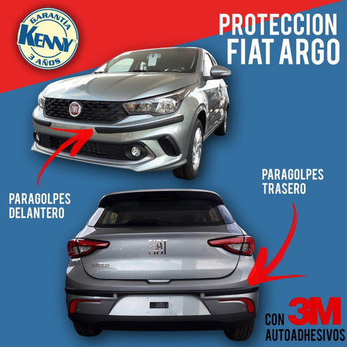 Fiat Argo 2020 Protector Paragolpes Delantero Y Trasero 0