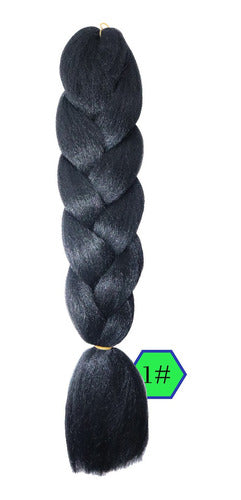 Extensiones Pelo Kanekalon Termico Jumbo Trenzas Africanas 3