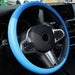 Steering Wheel Cover + Silicone Key Case for Ford Kuga - Blue 1