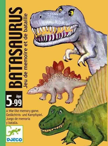 Djeco Juego De Cartas Memoria Batalla Batasaurus Dinosaurios 0