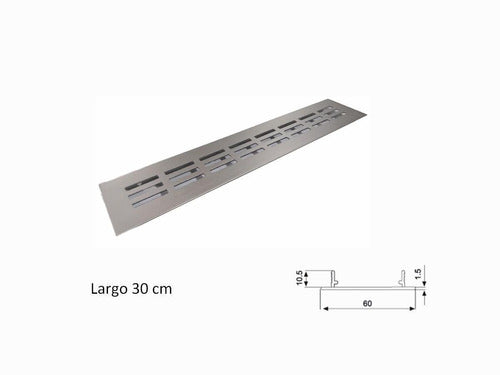 QBO Aluminum Ventilation Grill 6 X 30 for Closet / Wall 1