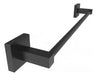 Ruacq Matte Black 18 Pulgadas Single Towel Bar Square Bath T 0