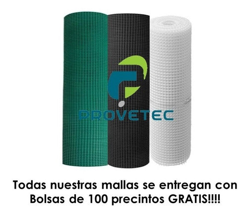 Provetec Malla Plástica Cerramiento Tejido Red Balcon Cerco 1mx5mts 2